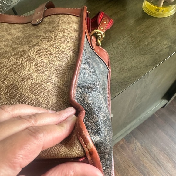 COACH FIELD TOTE COATED CANVAS HORSE CARRIAGE PRINT - Picture 14 of 14